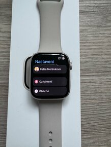 Apple watch 8 GPS+Cellular 45 mm hvězdně bílé - 10