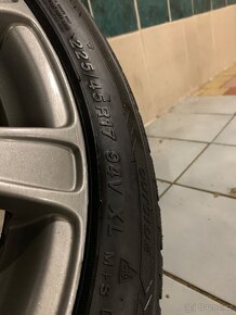 Alu kola Škoda R17 5X112 ZIMNÍ PNEU 225/45 R17 T - 10