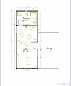 Obytný modul 8x3 s terasou - 10