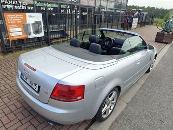 AUDI A4 Cabrio 3.2 FSI benzin 2008 125900km stříbrna - 10