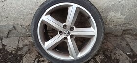 Alu kola 5x112 R18 s letním pneu - 10