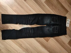 Elastické kalhoty styl otrhané jeans - 10