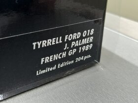 F1 TYRRELL FORD 018 PALMER GP FRANCIE 1989 MINICHAMPS 1:18 - 10