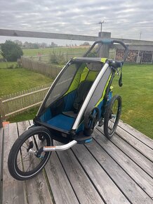 Thule chariot sport 1, chartreuse + běžecký set + kolo atd - 10