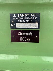 Sandt 523 Razící stroj hydraulický lis - 10