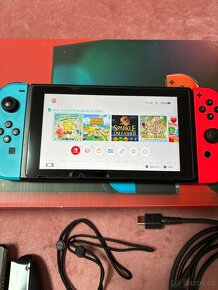 Nintendo Switch, hry, karta 256gb, pouzdro - 10