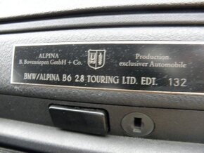 Prodáme raritní a pěkné BMW Alpina B6 2.8i originál rok 1999 - 10