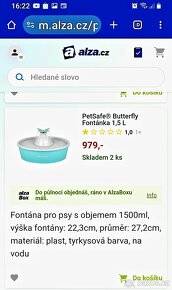 PetSafe Butterfly - fontána pro kočky a psy - 10