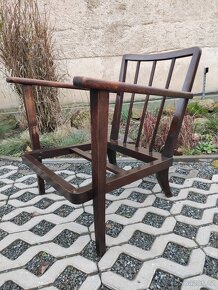 Starožitná párová křesla Thonet Mimoň - 40. léta - 10