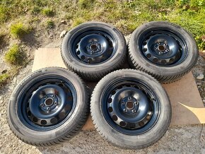 Zimni kola 5x112 r16 pneu 205/55/16.Škoda, VW, Seat,Audi - 10