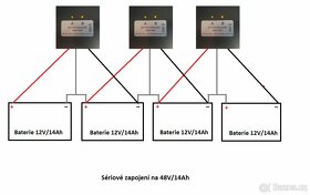 Balancér pro seriové zapojení baterií 12V - 10