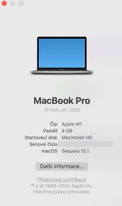 MacBook Pro 13" M1 256 GB / 8 GB / TB - Space Grey - 10