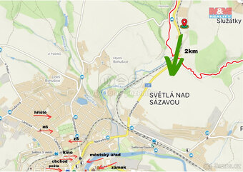 Prodej pozemku k bydlení 761 m2, Služátky, Světlá n/Sázavou - 10