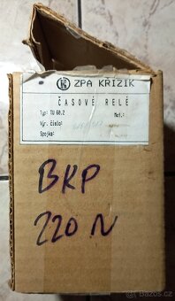 Časové relé TU60.2 BKP - 10