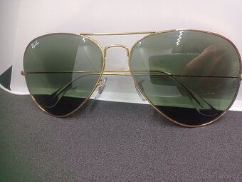 Sluneční brýle Ray Ban G-15 green, pouzdro, krabička,zánovní - 10