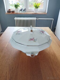 ART DECO PORCELÁNOVÁ TERINA REVA LIMOGES FRANCIE - 10