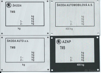 Štítky na Škoda - 10