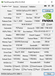 Herní PC RYZEN 5 3500X,RTX 3060Ti,1 TB  SSD - 10