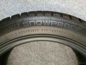 4x ZÁNOVNÍ 225/45 R17 Zimní pneu Nokian WR D4 - 10