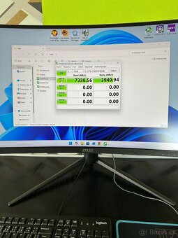 Herní PC R7 + RTX 4060 + monitor 34” 144hz - 10