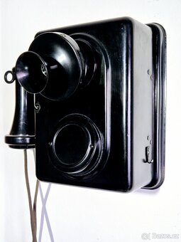 Starožitný nástěnný telefon Kellogg, USA 1910 - 10