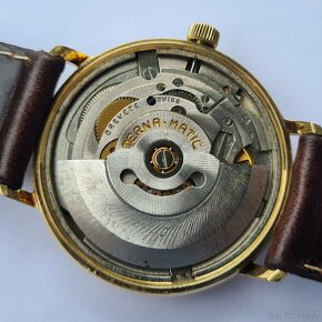 Pánské zlaté náramkové hodinky Eterna Matic 14K - 10