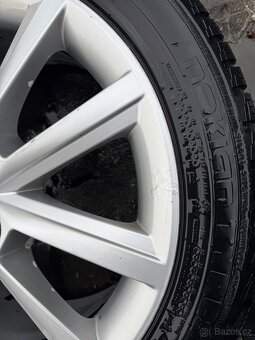 ORIGINÁL Alu Škoda Teron R17, 5x112 - ZIMNÍ PNEU - 10