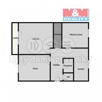 Prodej bytu 4+1, 77 m², Jirkov, ul. Studentská - 10