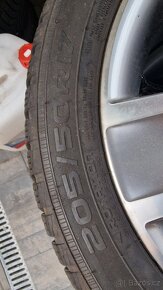 Prodam obuta zimni kola s caddy 205/50 R17 93 V Nokian Snowp - 10