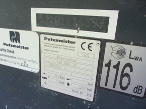 Čerpadlo betonu PUTZMEISTER BSA 1005 D5 - 10