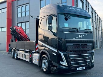 Volvo FH 500 6x2 kontejnerov nástavba a jeřábu FASSI F 545 - 10