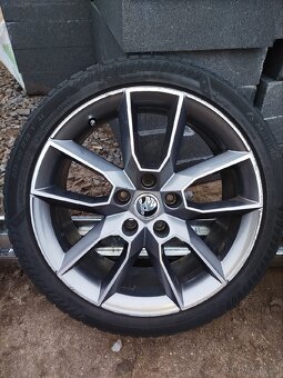 Prodám ALU kola Škoda GEMINI o rozměru 5x112 R18 - 10