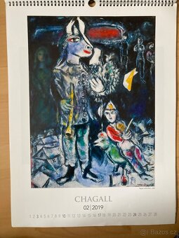 Chagall Marc Nástěnný kalendář 2019 - 10