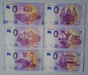 0€ / 0 euro suvenírová bankovka - 10