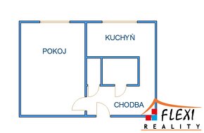 Pronájem zrekonstruovaného bytu 1+1, 37 m2, na ul. Čsl. Armá - 10