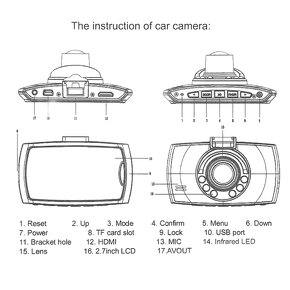 Autokamera FULL HD 1080p + příslušenství /balíkovna 39kč - 10