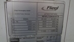 Prodám FLIEGL SDS 10 CF4 - sklápěcí návěs - 49 m3 - Fe/Al - 10