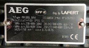 Motor zn. AEG eng. by Lafert - 10