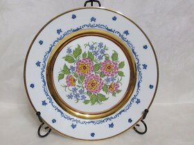 Dekorativní porcelánové retro  talíře - 10