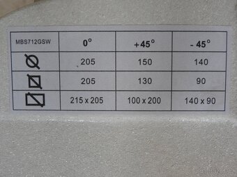 Pásová pila na kov s chladícím zařízením MBS712SW/400 - 10