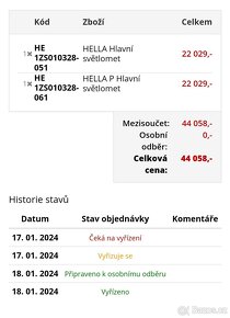 Volkswagen Touareg 2 přední světla HELLA - 10