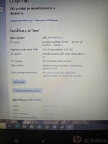 Prodám zachovalý notebook HP ELITEBOOK 8440p - 10