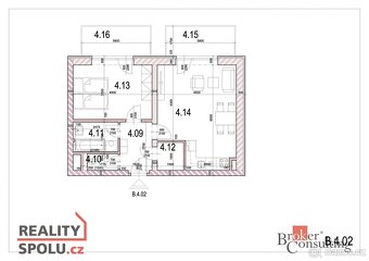 Prodej, byty/2+kk, 56.48 m2, Klatovy III , Klatovy, Klatovy  - 10