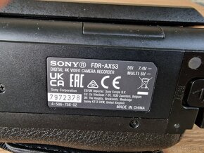 Sony FDR AX-53 - 10
