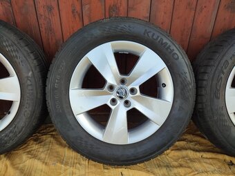 NOVÁ letní sada Škoda Kamiq 5x100 r16 Kumho 205/60 r16 - - 10