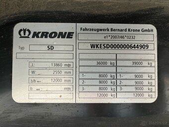 Krone SD BPW STANDART zvedací náprava - 10