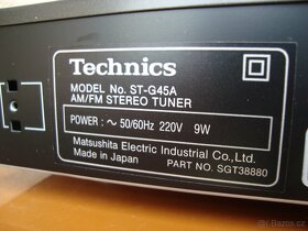 Technics hi-fi tuner -Top stav - 10