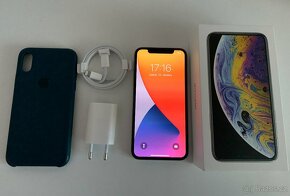 apple iphone XS MAX 256gb Silver / Batéria 100% - 10