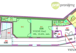 Pronájem obchodního prostoru 55 m² - 10