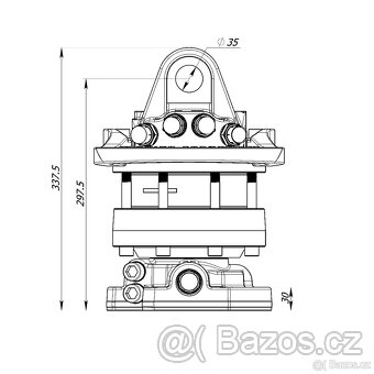 Hydraulický rotátor FORMIKO 6t - AKČNÍ CENA - 10